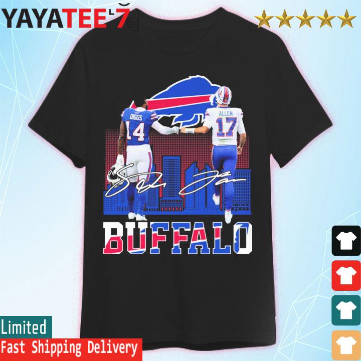 Official Billy Buffalo Stefon Diggs and Josh Allen Buffalo Bills signatures  t shirt, hoodie, longsleeve, sweatshirt, v-neck tee