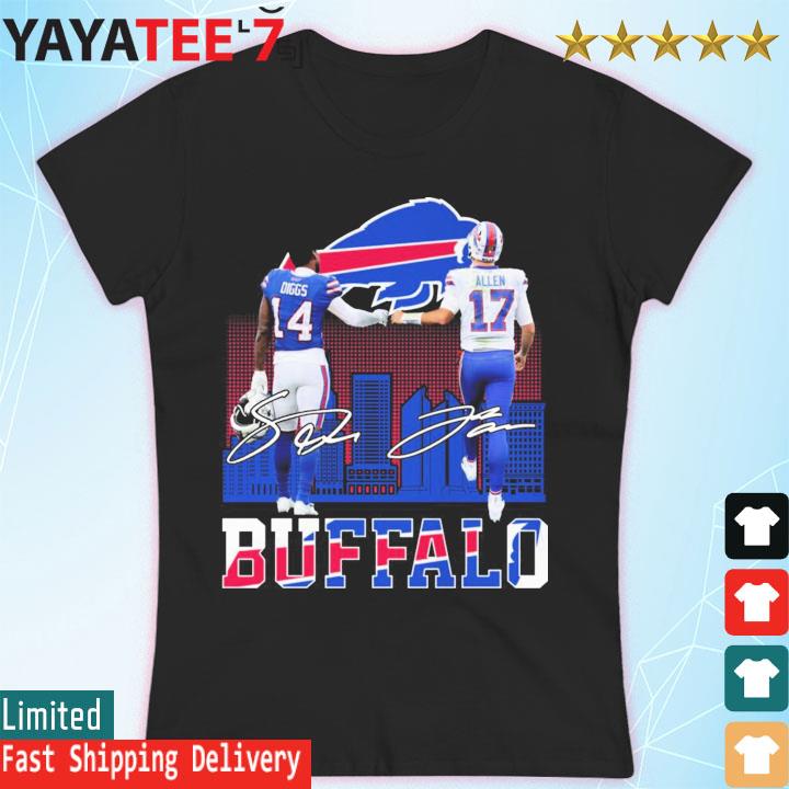 Josh Allen and Stefon Diggs Buffalo Bills signature shirt, hoodie