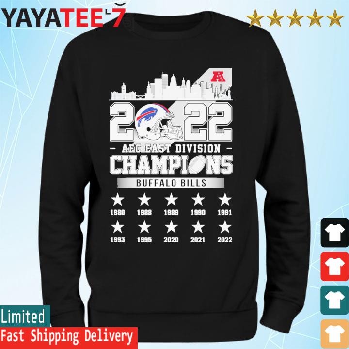 Buffalo Bills 2022 Afc East Division Champions 1980 2022 Shirt