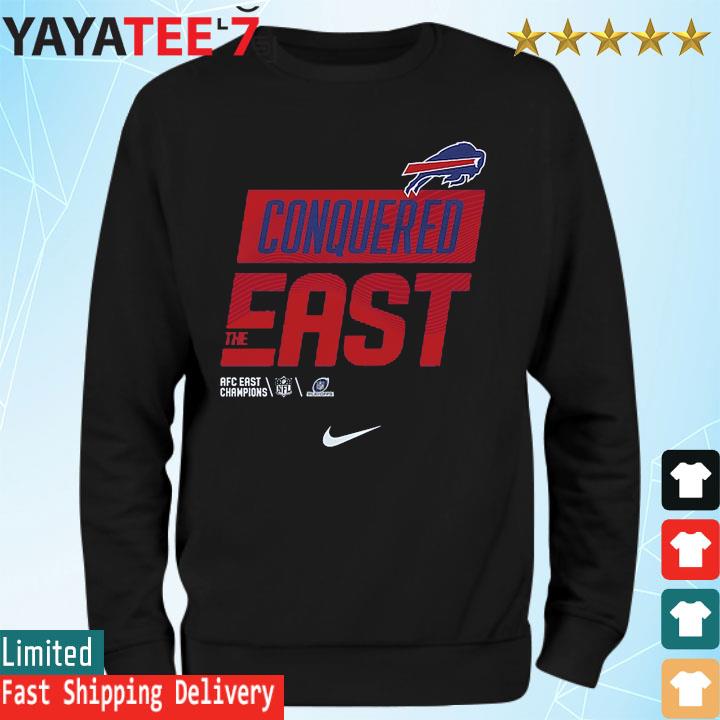 Youth Nike Royal Buffalo Bills 2022 AFC East Division Champions Locker Room Trophy Collection T-Shirt Size: Medium