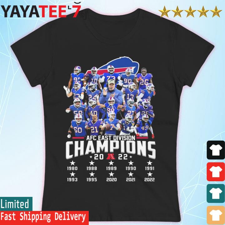 Buffalo Bills Team Football AFC East Division Champions 2022 shirt, hoodie,  sweater, long sleeve and tank top