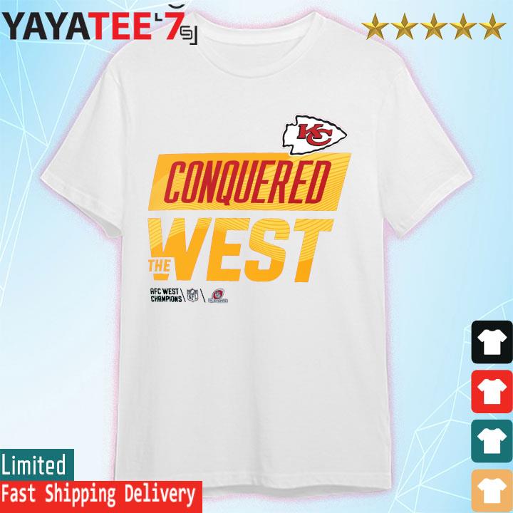 kansas City Chiefs conquered the West 2022 AFC West division champions  shirt - Store T-shirt Shopping Online