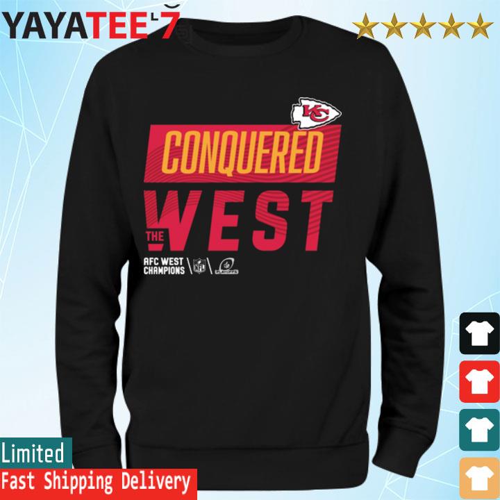Conquered The West KC 2022 AFC West Division Champions shirt, hoodie,  sweater, long sleeve and tank top