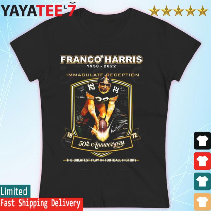 Franco Harris Shirt, Immaculate Reception Vintage Unisex T-shirt Short  Sleeve