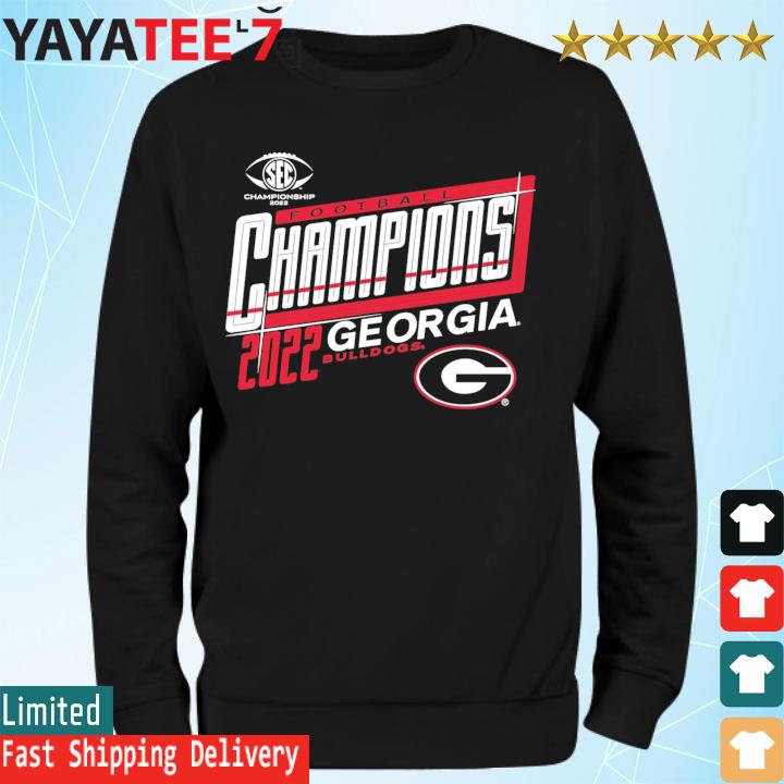 Georgia Bulldogs 2022 Sec Football Conference Champions Shirt Hoodie