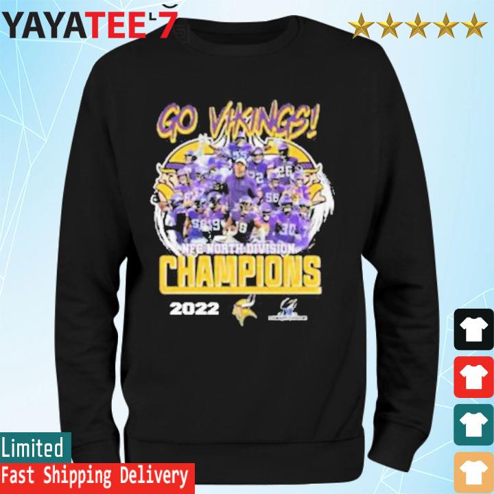 Go Minnesota Vikings Nfc North Division Champions 2022 Long Sleeve