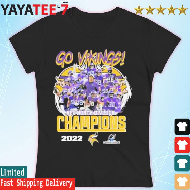 Go Vikings Champions NFC North Division 2022 Minnesota Vikings Shirt