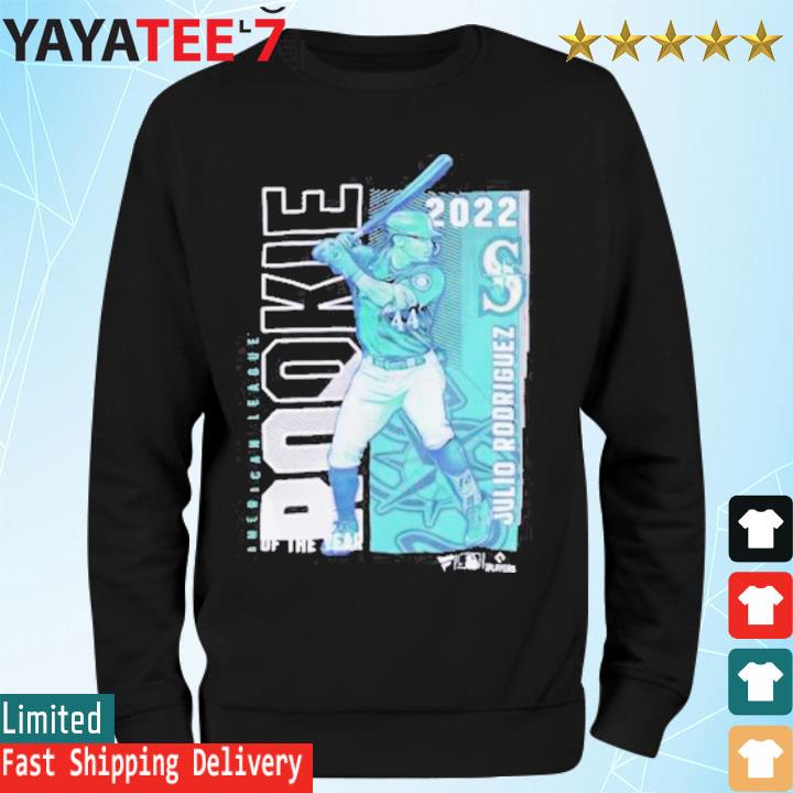 Julio Rodriguez Seattle Mariners 2022 AL Rookie of the Year T-Shirt,  hoodie, sweater, long sleeve and tank top