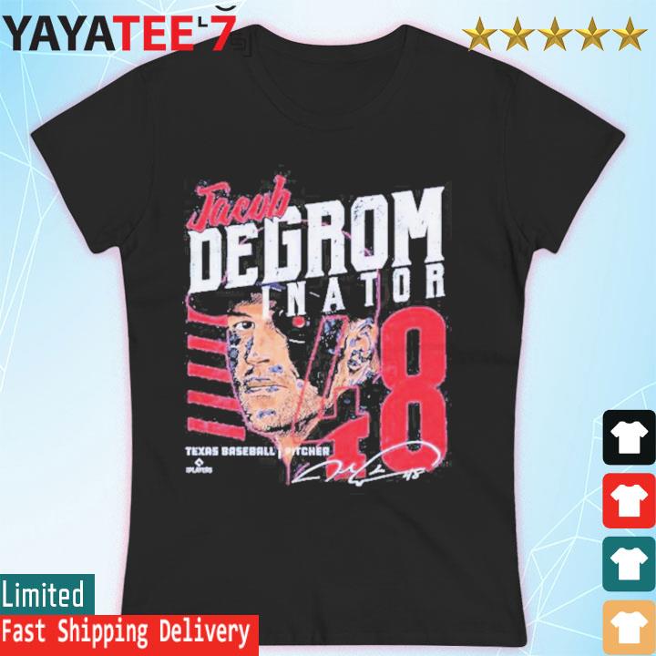 The deGrominator Jacob DeGrom Texas Rangers machine shirt, hoodie