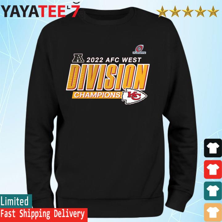 Kansas City Chiefs 2022 AFC West Division Champions Divide & Conquer T-Shirt