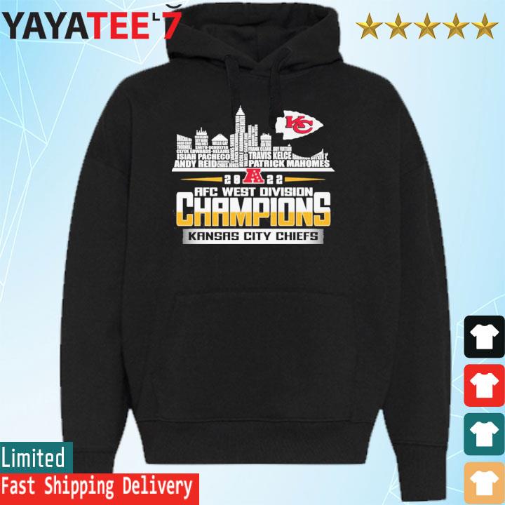 Kansas City Chiefs Go Chiefs 2022 Afc West Division Champions T-shirt,  hoodie, sweater and long sleeve