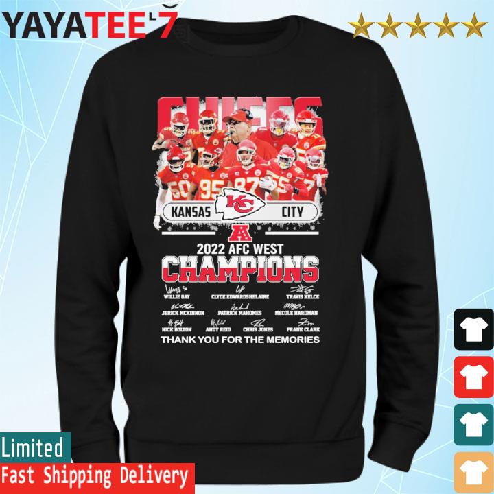 Go Chiefs 2022 Afc West Division Champions Kansas City Chiefs Shirt,  hoodie, sweater, long sleeve and tank top