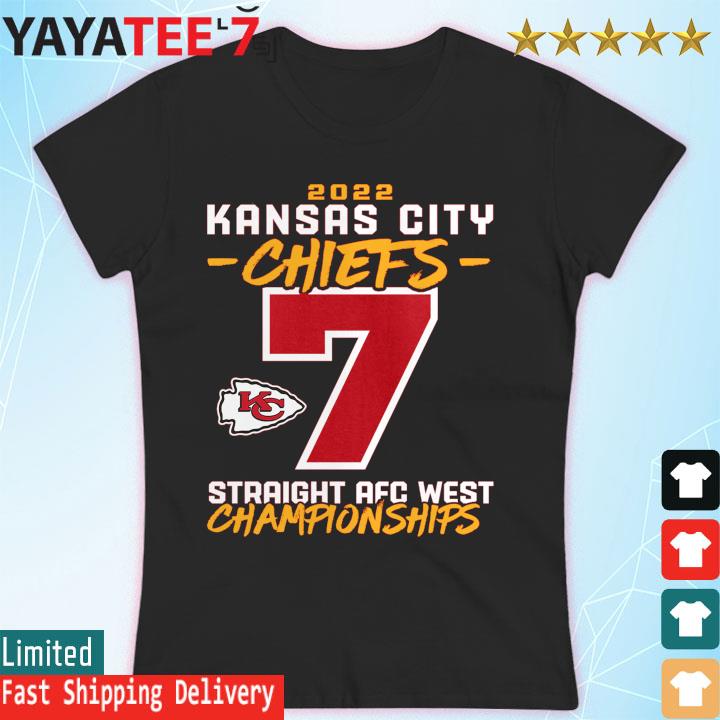 Official kansas city Chiefs seventh-straight afc west division championship  shirt, hoodie, sweater, long sleeve and tank top