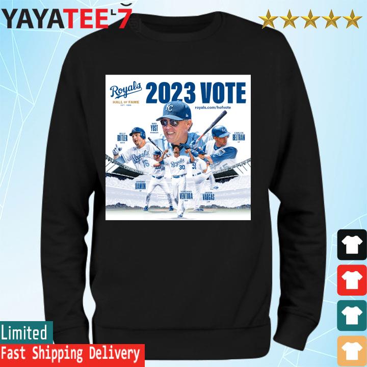 Kansas City Royals Hall Of Fame 2023 Vote T-shirt,Sweater, Hoodie