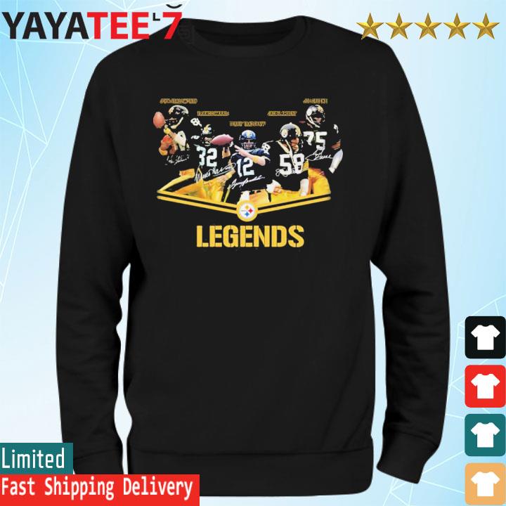 Pittsburgh Steelers Joe Greene Franco Harris And Terry Bradshaw Signatures Long  Sleeves T Shirt, hoodie, sweater, long sleeve and tank top