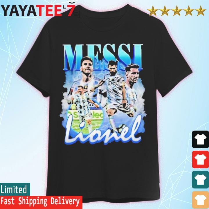 Lionel Messi Vintage Bootleg Champion World Cup Champion 2022