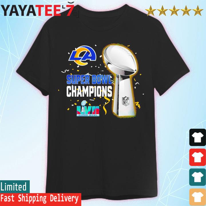 Los Angeles Rams Super Bowl LVII 2023 Champions T-Shirt - Cruel Ball