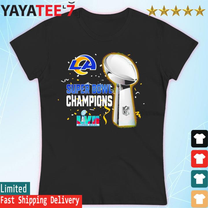 Los Angeles Rams Super Bowl LVII 2023 Champions T-Shirt - Cruel Ball