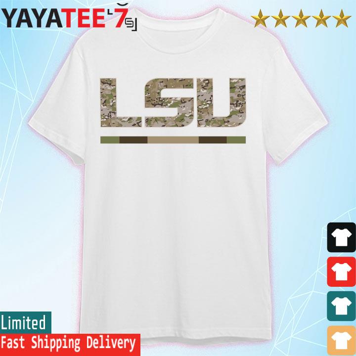 LSU Tigers Military Camo shirt