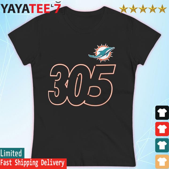 Official miamI dolphins 305 2023 shirt, hoodie, sweater, long