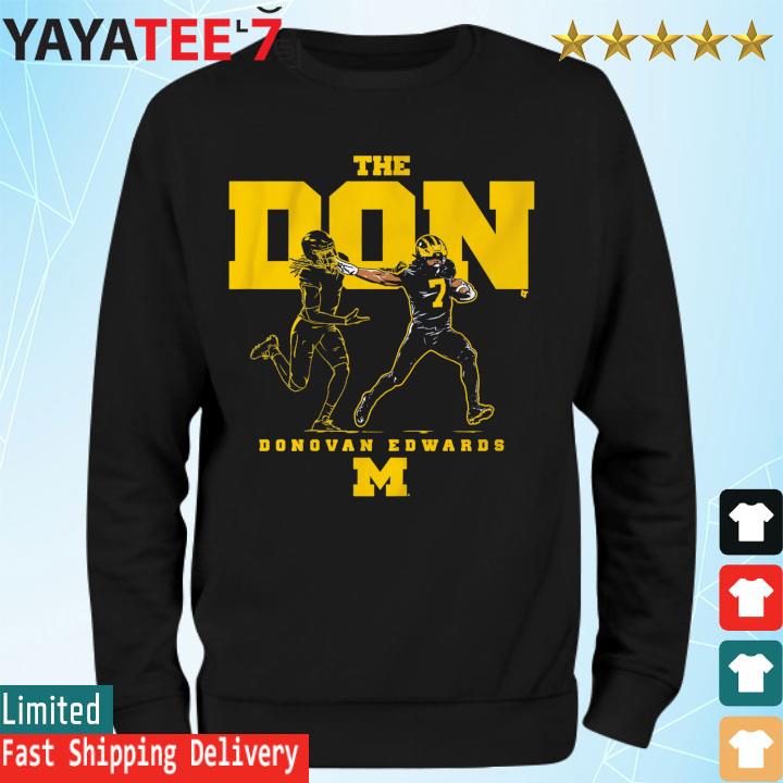 Michigan Football Donovan Edwards 7 shirt, hoodie, sweater, long sleeve and  tank top