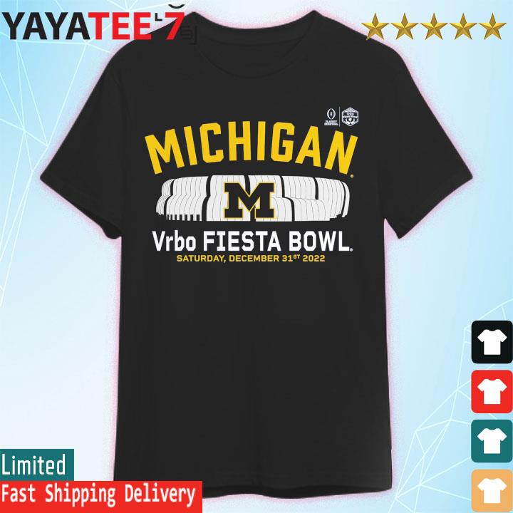 Michigan Wolverines College Football Playoff 2022 Fiesta Bowl Gameday Stadium T-Shirt