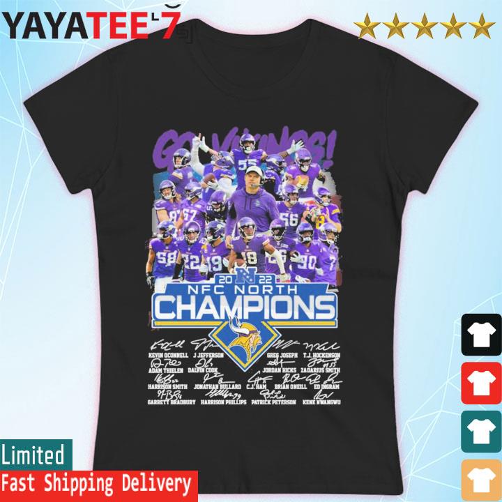 Go Vikings 2022 NFC North Division Champions T-shirt - Kaiteez