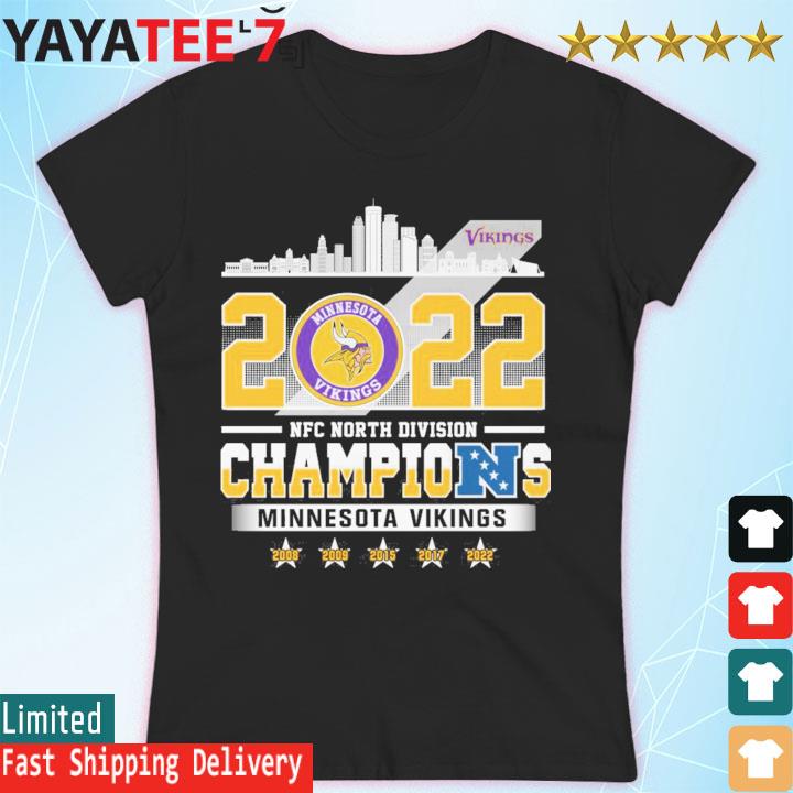 Minnesota Vikings 2022 NFC North Division Champions T-Shirt, hoodie,  sweater, long sleeve and tank top