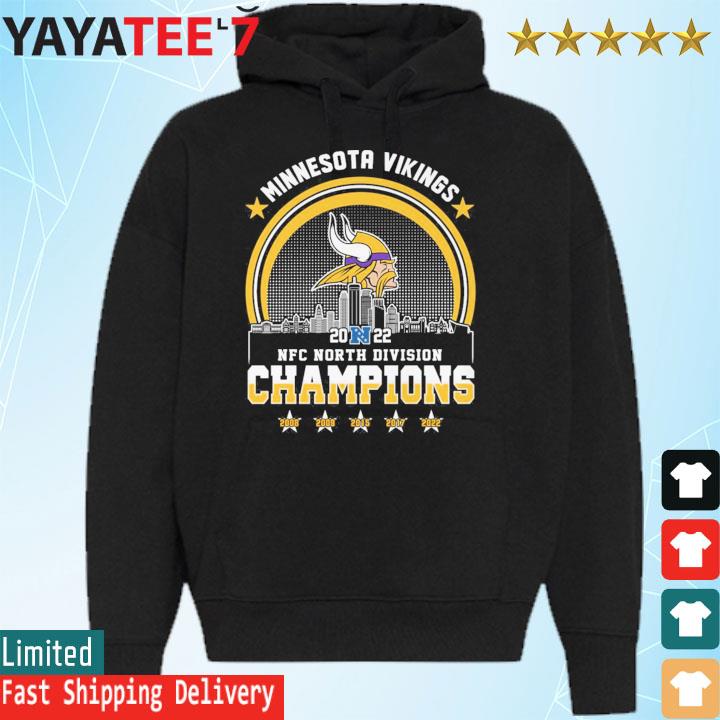 Go Minnesota Vikings Champions NFC North Division 2022 Shirt,Sweater,  Hoodie, And Long Sleeved, Ladies, Tank Top