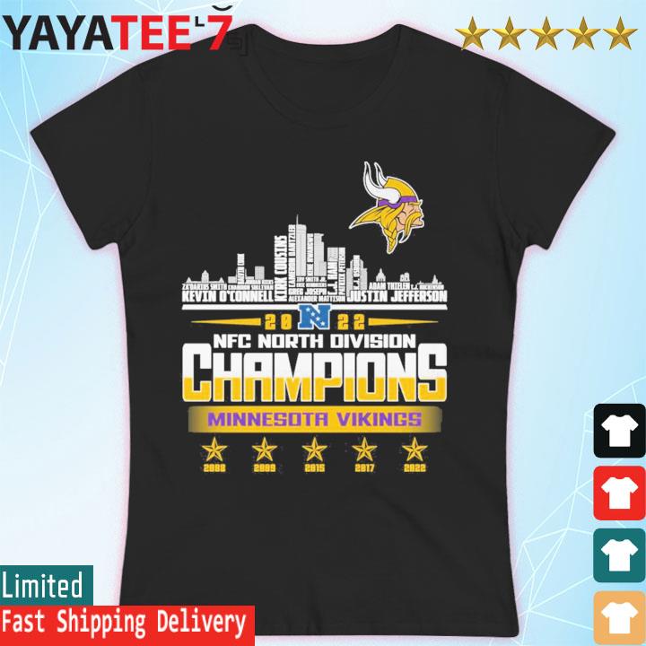 Minnesota Vikings 2022 NFC North Division Champions logo shirt, hoodie,  sweater, long sleeve and tank top