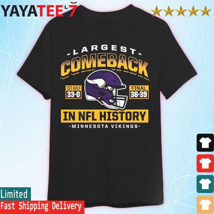 I Didn't Turn It Off When It Was 33-0 Minnesota Vikings Unisex T