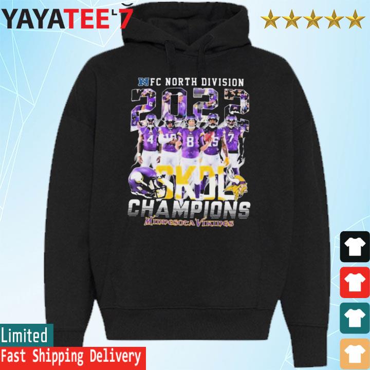 Minnesota Vikings 2022 NFC North division champions shirt, hoodie, sweater  and v-neck t-shirt