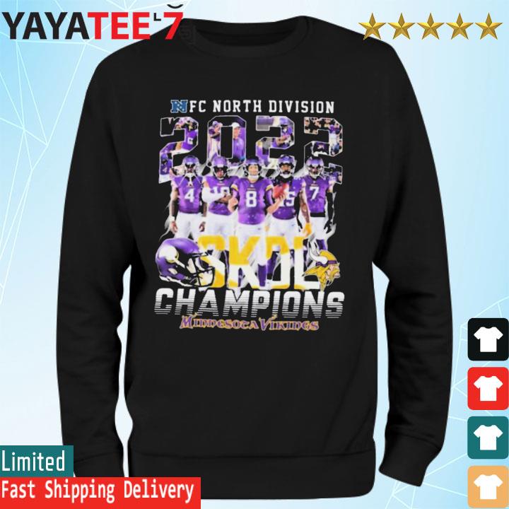 NFC North Division 2022 SKOL Champions Minnesota Vikings Unisex T-Shirt -  REVER LAVIE