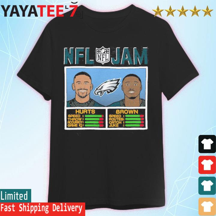 NFL Jam Eagles Shirt Jalen Hurts And A.J. Brown, Philadelphia