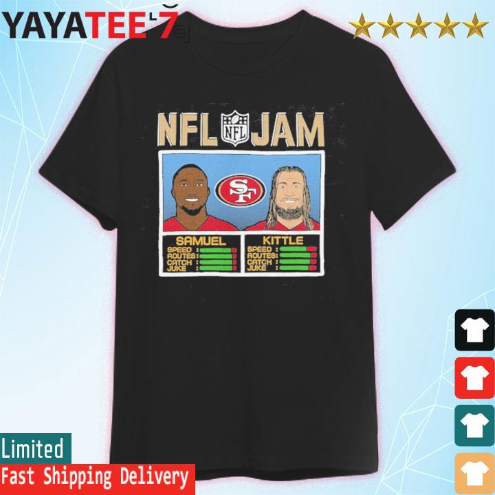 Tshirtgang Super YAC Bros George Kittle Deebo Samuel Brandon Aiyuk San Francisco Football Fan T Shirt Ladies Premium / Black / Small