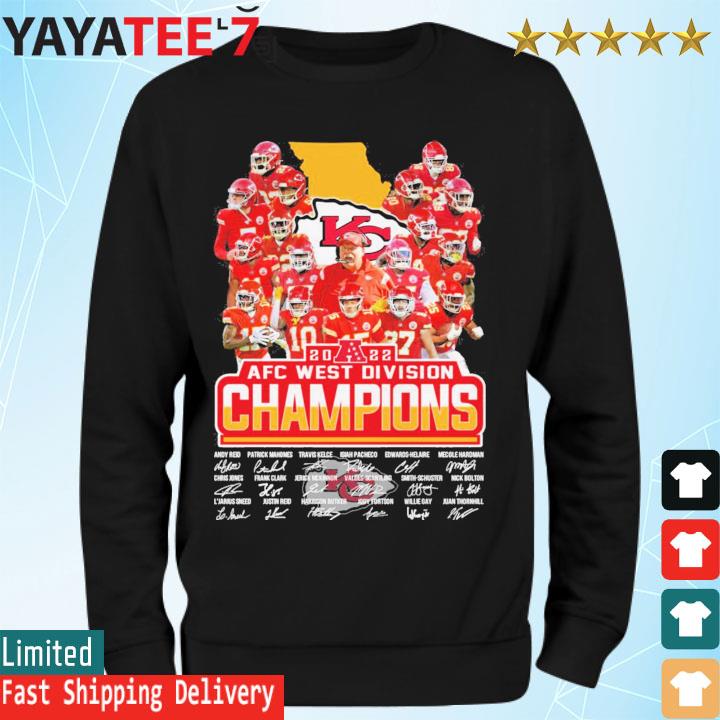 AFC West Division Champions 2022 NFL Shirt, hoodie, sweater, long sleeve  and tank top