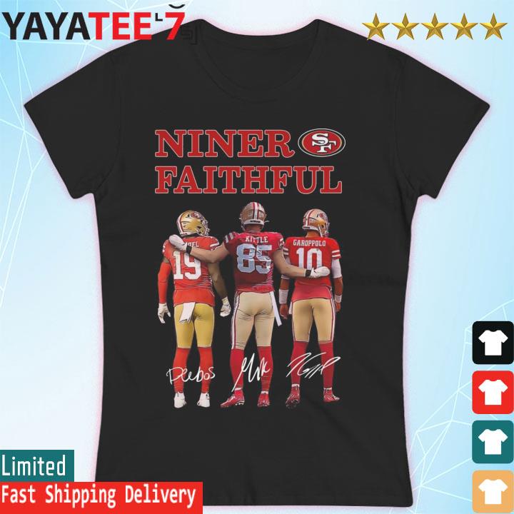 San Francisco 49ers Jimmy Garoppolo and George Kittle signatures shirt,  hoodie, sweater, long sleeve and tank top