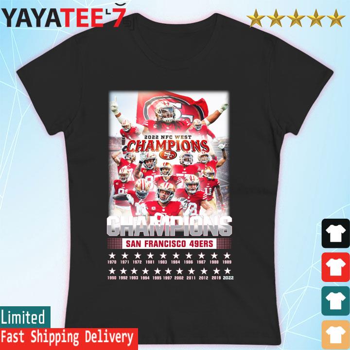 Official 2022 NFC West Champions San Francisco 49ers shirt