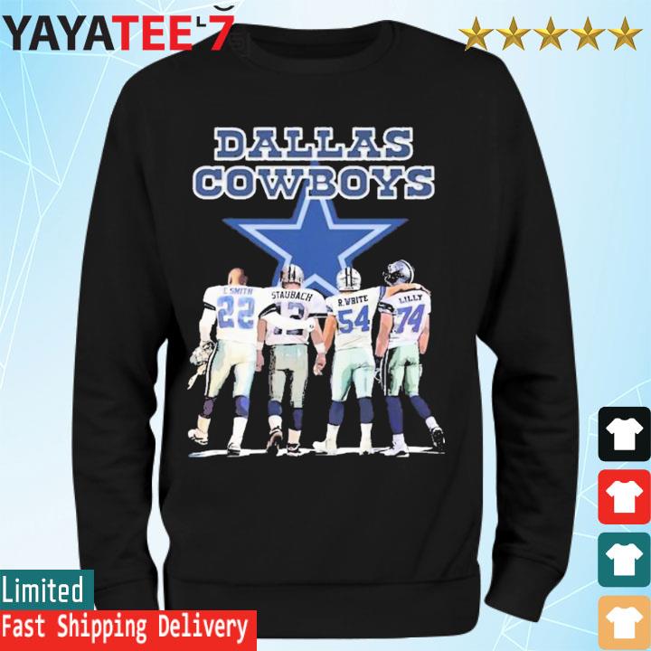 Official Dallas Cowboys E.Smith Staubach White and Lilly shirt, hoodie,  sweater, long sleeve and tank top