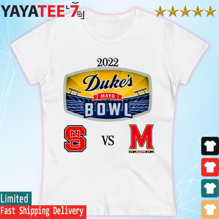 Official Maryland Terrapins vs NC State Wolfpack 2022 Duke's Mayo Bowl s Women's T-shirt