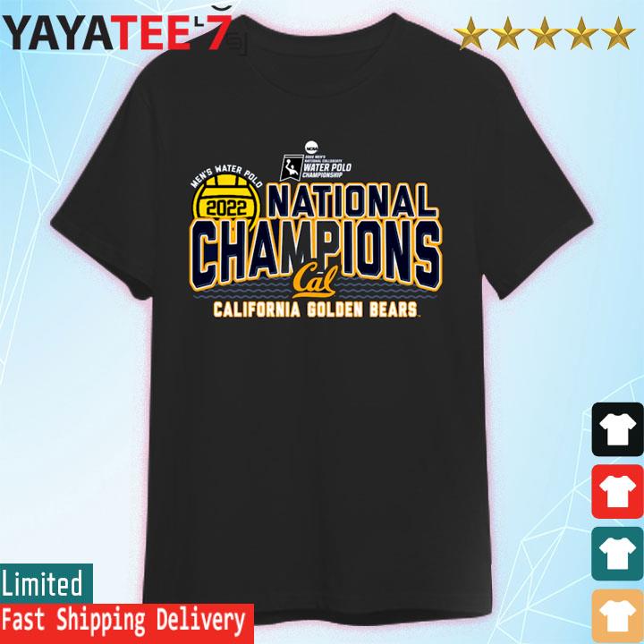 Official official Men's Blue 84 Cal Bears 2022 NCAA Men's Water Polo Champions T-Shirt