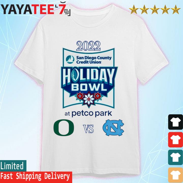 Official Oregon vs North Carolina 2022 SDCCU Holiday Bowl shirt