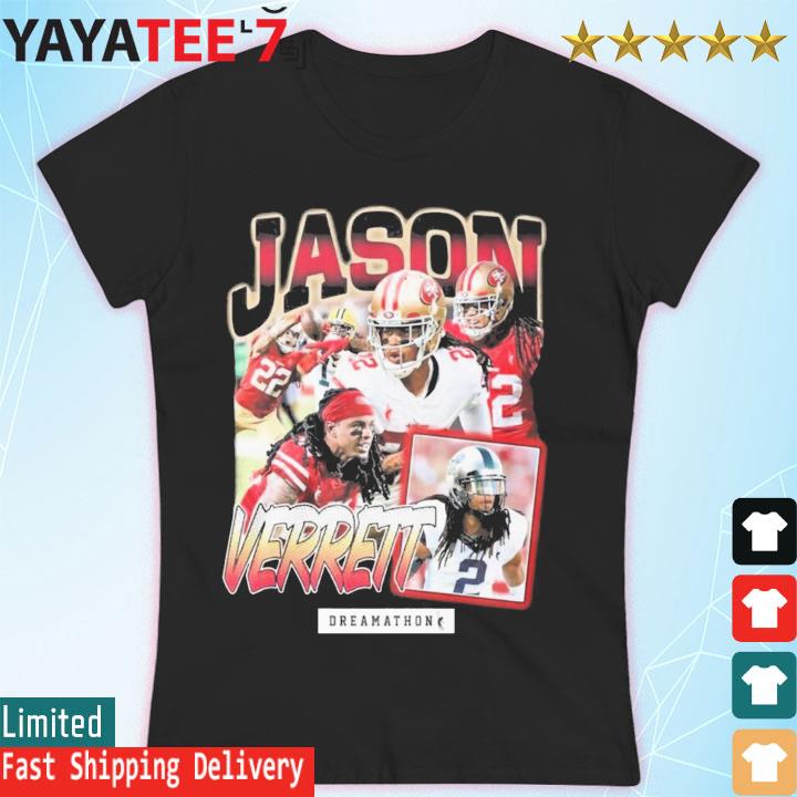 Official Jason Verrett Shirt San Francisco 49Ers Dreamathon Merch