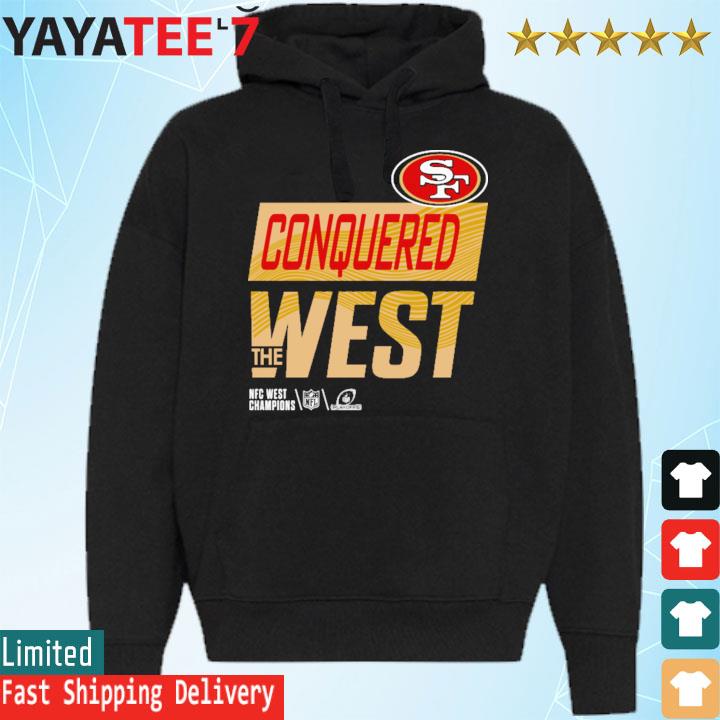 sf 49ers conquered west 2022 nfc west champions shirt