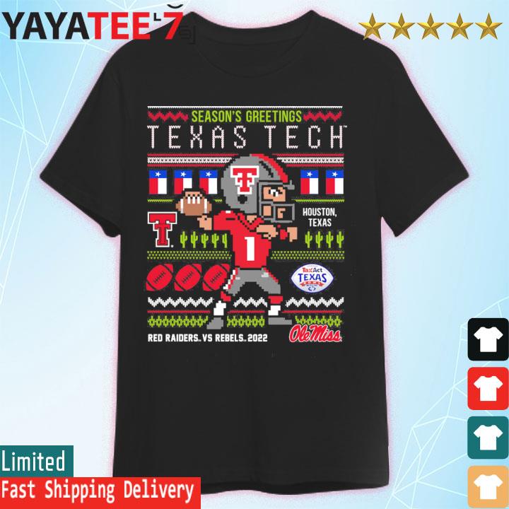 Official texas Tech 2022 Texas Bowl christmas shirt