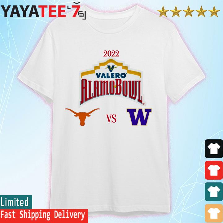 Official Texas vs Washington 2022 Valero Alamo Bowl shirt