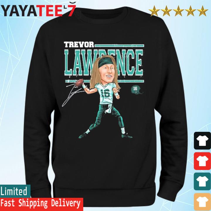 Official Trevor Lawrence Caricature New signature shirt, hoodie