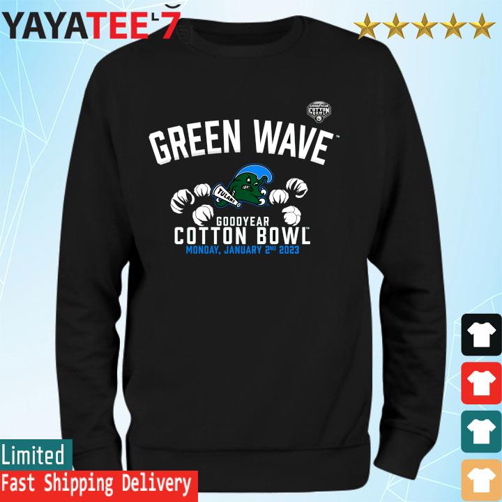 Original tulane green wave 2023 cotton bowl gameday stadium s Sweatshirt