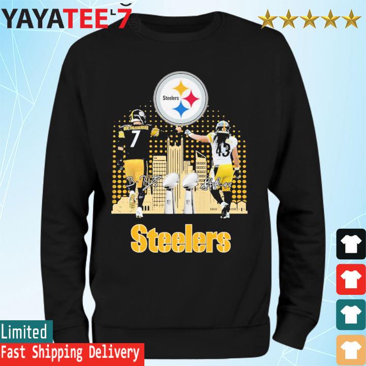 Pittsburgh sports Ben Roethlisberger vs Kenny Pickett signatures shirt,  hoodie, sweater, long sleeve and tank top