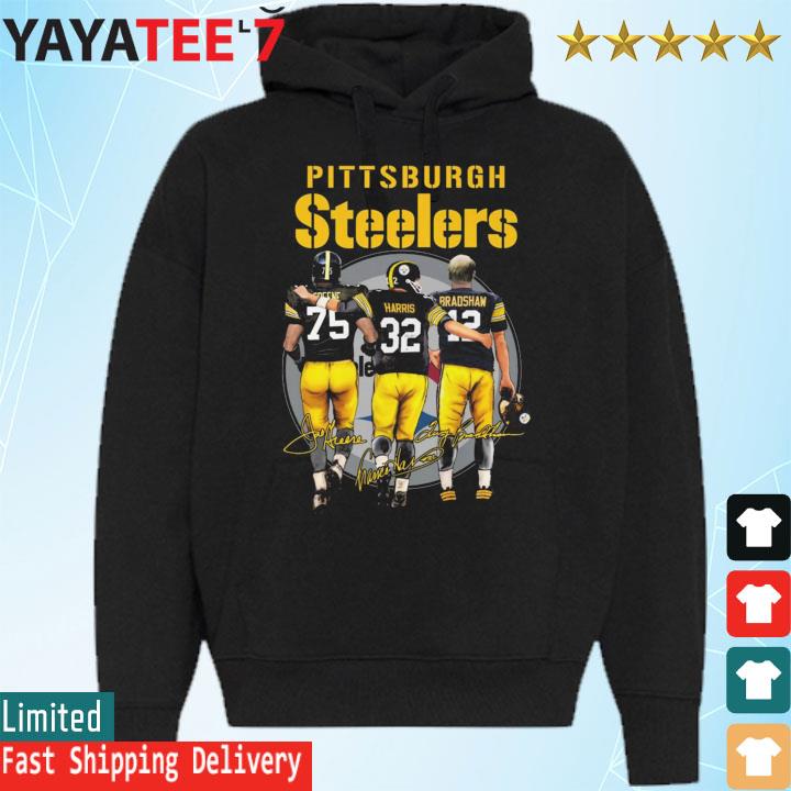 Pittsburgh Steelers Franco Harris Joe Greene And Terry Bradshaw Signatures  Shirt, hoodie, sweater, long sleeve and tank top